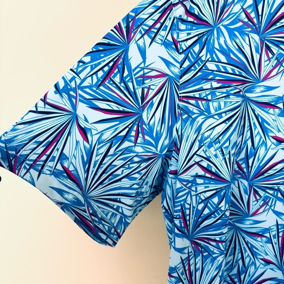 Walter Hagan Men's Perfect 11 Agave Golf Cyan Blue Athletic Polo Shirt Size XL - Picture 5 of 14